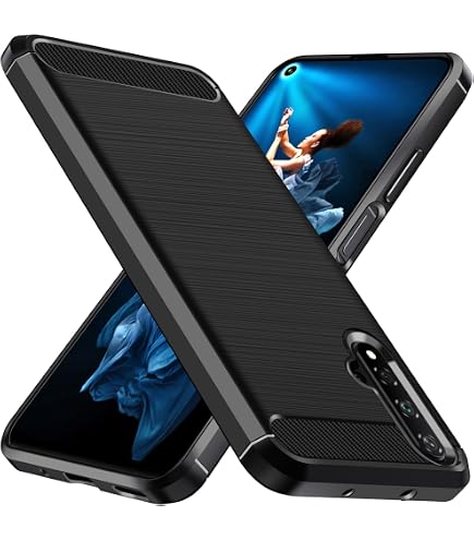 Mixroom Cover Per Huawei P Smart 2020 - Custodia In TPU Morbido Con Stampa Farfalle Blu, Antigraffio, Facile Da Montare