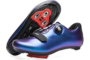 ARTVEP Donne Scarpe da Ciclismo da Uomo Scarpe da Bici da Strada Compatibile con SPD e Delta Blocco Pedale Scarpe da Bicicletta Peloton Traspiranti