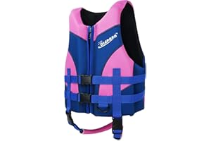 IVYH Swim Vest for Kids, Children Swimming Jackets with Crotch Strap Summer Water Sport Assistance Float Jacket Swimwear for Boys Girls Toddler