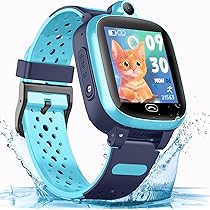 Kids 4G GPS smart watch for boy girl 3-15 years old Global Real ...