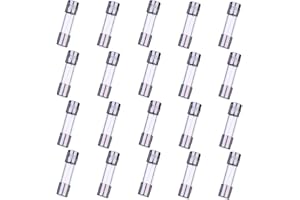 HUAREW F0.5AL250V 20 Stück 5x20mm flinke Glass icherung 0,5A 250V 0,2x0,78 Zoll zeitverzögerte Sicherung (Packung mit 20 Stück)