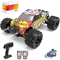 DEERC Ferngesteuertes Auto, 4WD Offroad RC Auto 40 km/h 1:18 Geländewagen, 2 Akku 40 Minuten 2.4-GHz Fernbedienung, Outdoor I
