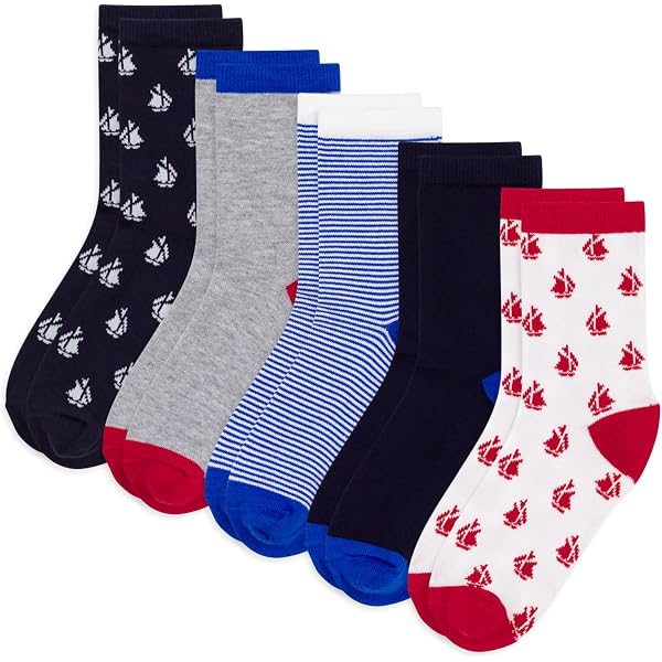 Petit Bateau Chaussettes Lot De 5 Fille - Confortables Et Durables