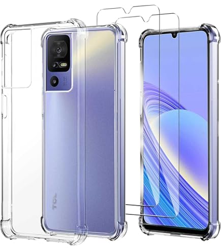 SHIEID Custodia per TCL 20 SE Portafoglio Flip Fibra di Carbonio Cover con Supporto Stand ed Carta Fessura ed Cover di Pelle Cover per TCL 20 SE-Blu-Blu