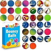 ASPIRE UK Bouncy Jet Balls, Palline Rimbalzanti Assortite Da 24 Mm, Confezione Da 12, Gomma Naturale, Per Feste Bambini - 5