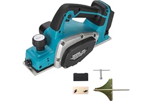 HEIMERDINGER Cordless Electric Hand Planer Compatible with Makita 18V Battery,Tool Only-Brushless Motor 3-1/4-Inch Powerful Electric Hand Planer for Wood