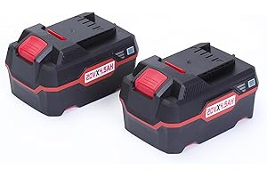 HHiMXPO 2 x 20V 4.3Ah Baterías de Litio-Ion de Repuesto Compatibles con Parkside 20V Herramientas de PAP20 A3, PAP20B3