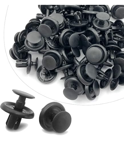 thumbnail image 2 of 10 Pack Headliner Clips – Nylon Retainer For Ford Aerostar – N805315 / Auveco A17381 – Gray 2 of 2