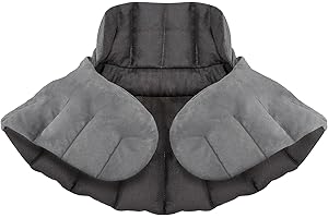 ‎UNCN UNCN | Kirschkernkissen Mikrowelle Nacken Schulter Gross Wärmekissen Kabellos Nackenwärmer Gewicht Heizkissen Natur Körnerkissen | Mit Friedlichem Duft Baumwolle 1000g 45x26cm