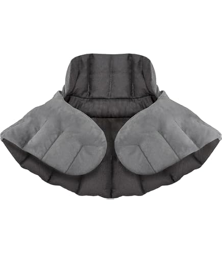 Coussin Chauffant Micro-ondes Leschi XXL 60x28cm - Bouillotte Bio Blé Pour épaules, Cou, Nuque - 12