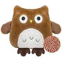 Bouillotte En Peluche 1000 Ml Large Goulot Antidérapante Blanche