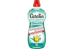 Nettoyant multi-surfaces anti-bactérien Carolin Huiles essentielles - Flacon de 1L