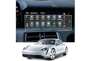 CDEFG Compatibile con Porsche Taycan 2020-2024 2025 Navigation Pellicola Protettiva 6H Antigraffio 10,9 pollici GPS Pellicola Protettiva Navigatore Film Turbo GT 4S Accessori 2 pezzi
