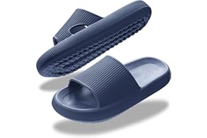 Donpapa Claquettes Femme Homme Chaussons Antidérapantes Pantoufles Douche Sandales Piscine Plage Maison Confortable Soft Intérieur Extérieur