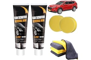 RGMNT Efface Rayure Profonde Voiture, Crème de réparation de Rayures de Voiture, Car Scratch Remover Kit 120ml, 2 Pièce