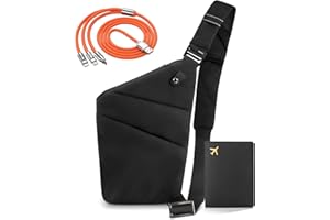 IUHFSIFS Upgrade Diebstahlsichere Tasche【0 Belastung - Komfortable Ergonomie】 Diebstahlsichere Umhängetasche【Viele Taschen Extrem Wasserdicht & Kratzfest】 Anti Diebstahl Tasche Damen Herren