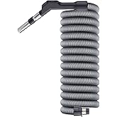 Schlauch für Zentralstaubsauger mit Komfort-Griff, Ersatzteil für div. Anbieter Länge 12m