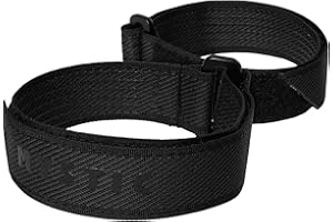 Mystic Watersports - Juego de correas para las piernas para surf, kitesurf y windsurf, color negro, unisex