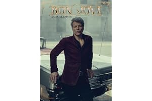 HOLLYWOOD IDOLS Jon Bon 'Captain Kidd' Jovi 2024 A3 Rebel Music Wirobound Wall Calendar The Perfect Xmas or Birthday Gift