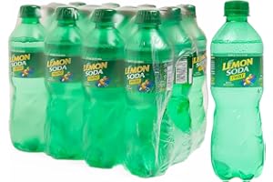 FONTI DI CRODO 1931 LEMON SODA Lemonsoda | Twist Lime, Bevanda Gassata al Gusto Gazzosa, 12 Bottiglie da 45 cl PET, Senza Zuccheri, Rinfrescante, Senza coloranti e Conservanti