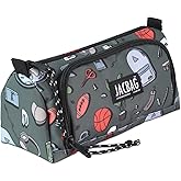 JACBAG PRIME XL-LASTİK AYRA&Ccedil;LI İKİ B&Ouml;LMELİ KALEM KUTUSU (College)