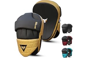 Mytra Fusion Patte d'ours Boxe incurvés Pattes d'ours de Boxe MMA, Muay Thai, Arts Martiaux, Coup de Poing, Entraînement de karaté Patte d'ours