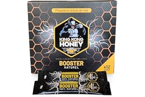 AL BADIL Miel King Kong : Boostez votre vitalité et votre énergie ! Fabrication francaise. Lot de 3-6 - 9 Sticks (3 SACHETS)