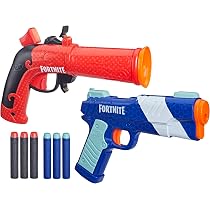 Nerf Fortnite Dual Pack with Two Fortnite Blasters and Six Nerf