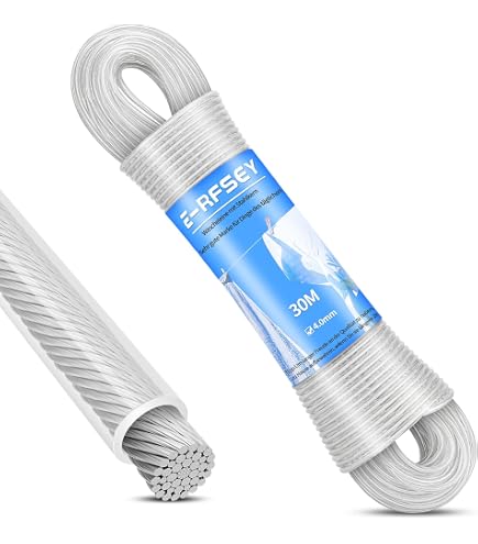 10 Pièces Serre-Câble Acier 4mm + 10 Cosses - Pinces Duplex Inox 304 Pour Câble 2-3mm