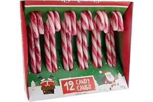 Trixie's 12 Zuckerstangen - Candy Canes - Erdbeergeschmack, rot weiß - 12 Stück, je 12 g