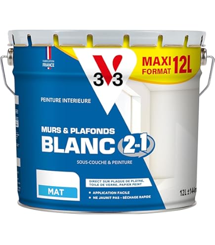 Peinture bois extérieur Climats Extrêmes RAL 9016 Blanc satin 5L V33
