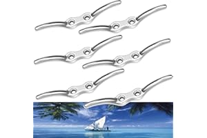 XLWEN NA Crochet à Taquet, Taquets D'Amarrage, Crochet de Corde de MâT, pour Mât de Drapeau Bateaux Yacht Rideau Auvents Volets Bâches