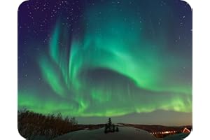 Northern Lights - Glass Worktop Saver/Protector | Kitchen Cutting Board - by Pearl Glass (50 x 40cm)