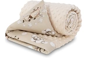 Totsy Baby Copertina neonato - piccola coperta neonata per passeggino o culla per bambini e morbido copertini neonati per bambino bambina Cotone Oeko-Tex