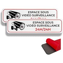 Panneaux Propriété Privée FloraVigo - Aluminium 19x5cm - Autocollant ATTENTION AU CHIEN - Intérieur/Extérieur