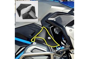 Lorababer motociclo Presa d'aria del motore Coperchio laterale del telaio dell'airbox Protezioni per corpo farfallato compatibili con R1200GS R 1200 GS R1250GS R 1250 GS LC 2017-2021 2018 2019
