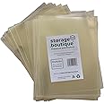 Storage.boutique Postcard Protection Sleeves, Acid Free & Archive Standard, Outsize 186 x 139 mm, 50