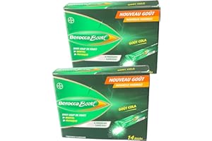 BAYE Berocca Boost - GUARANA - Sticks Sans Eau NOUVEAU GOÛT COLA - 2 x14 Sticks