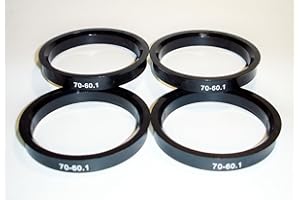 Centradores 4 LLANTA 70-60.1 Aros para Llantas DE Aluminio ALUTEC ATS AUTEC Anzio Rial