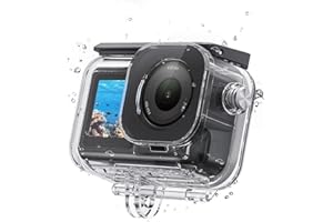 TELESIN Étui Étanche Anti-Buée pour DJI Osmo Action 6, Coque sous-Marine 60M/196FT pour Plongée Scaphandrier Snorkeling, Support à Verrouillage Rapide, Accessoire Action 6