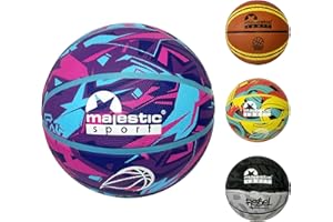 ‎MAJESTIC SPORT Majestic Sport Basketbälle größe #4#5#6#7 für Kinder, Jugendliche and Erwachsen, Basketball Outdoor Indoor, mit griffiger Oberfläche