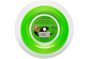 Solinco Hyper-G Soft Tennis String Reel 656ft / 200m Weichere Hochleistungs-Co-Polyester-Monofile für Power, Spin & Control
