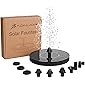 BAONUOR Solar Springbrunnen 2021 Upgrade, Solar Teichpumpe mit 11 Effekte Solar Wasserpumpe Solar schwimmender Fontäne…