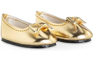 Ma Corolle – Bailarinas Doradas, Zapatos, para muñecas Ma Corolle, 36 cm, a Partir de 3 años, 9000213000