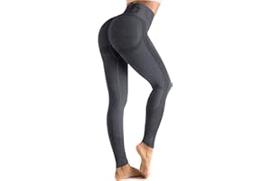 OUDOTA Leggins Donna Sportivi Pantaloni Palestra Vita Alta Leggings Push Up Anticellulite per Fitness Allenamento Jogging Pantaloni Yoga Pants Sexy Booty Scrunch Opaco Elastici Pantacollant Collant