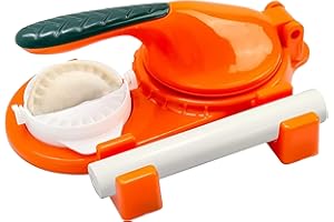 HAS & FAS 3 in 1 Dumplings Maker with Filling Spoon, Pie, Samosa Roti Dough Set, Manual Ravioli Press Molds Machine, Baking Pastry Pasta Kitchen Gadgets for Empanada, Pierogi Gyoza Turnovers Spring Roll Wrapper