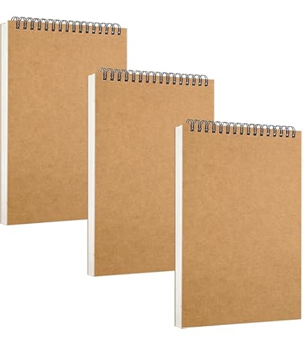 Uhat Carnet De Croquis à Spirales Au Format A3-A4-A5 Avec 30 Feuilles