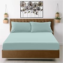 Fusion - Housse De Couette Chien Bleu Canard - Lit Simple (140 X 200 Cm) - Design Réversible (beige Et Bleu Canard) - Housse De Couette Avec Empreintes De Pattes - Couette