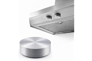 Sintrix Fab Ersättningsknapp för köksfläkt, kompatibel med IKEA MATÄLSKARE & bubbelpool (003.921.97 etc.) – förstärkt plast med metallutseende, robust anslutning, enkel montering