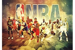 Tainsi NBA Stars Legend Team - Póster (11 x 17 pulgadas, 28 x 43 cm)